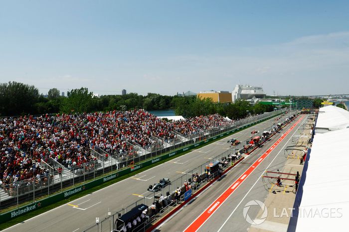 Lewis Hamilton, Mercedes AMG F1 W08, Max Verstappen, Red Bull Racing RB13, Valtteri Bottas, Mercedes AMG F1 W08 y Sebastian Vettel, Ferrari SF70H