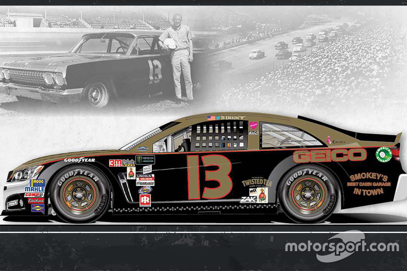 Throwback-Design: Ty Dillon, Germain Racing Chevrolet