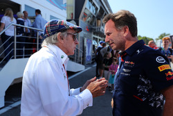 Jackie Stewart, Christian Horner, Red Bull Racing Team Principal