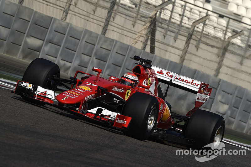 Kimi Raikkonen, Ferrari con las nuevas Pirelli 2017