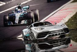 Showcar Mercedes-AMG Project ONE and the Mercedes AMG F1 W08