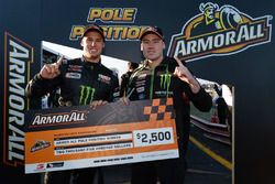 Polesitters Cam Waters, Richie Stanaway, Prodrive Racing Australia