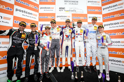 Trophy Podium: 1. #77 Callaway Competition, Corvette C7 GT3-R: Jules Gounon, Daniel Keilwitz, 2. #2