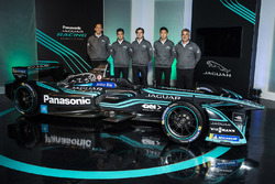 Mitch Evans, Nelson Piquet Jr, Ho-Pin Tung, Jaguar Racing