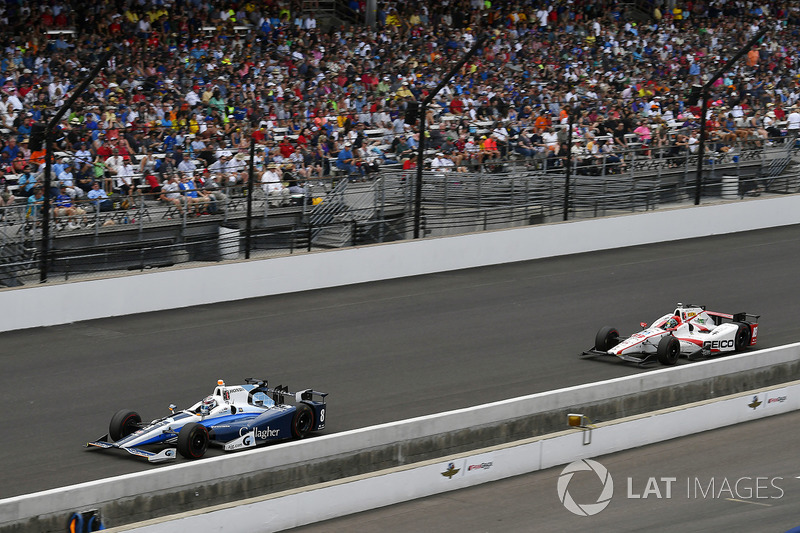 Max Chilton, Chip Ganassi Racing Honda, James Davison, Dale Coyne Racing Honda