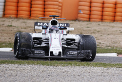 Lance Stroll, Williams FW40 spins
