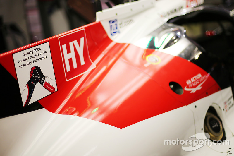 Homenaje a Audi en los coches de Toyota Racing