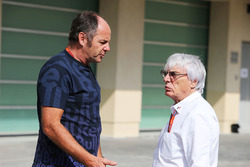 Gerhard Berger mit Bernie Ecclestone