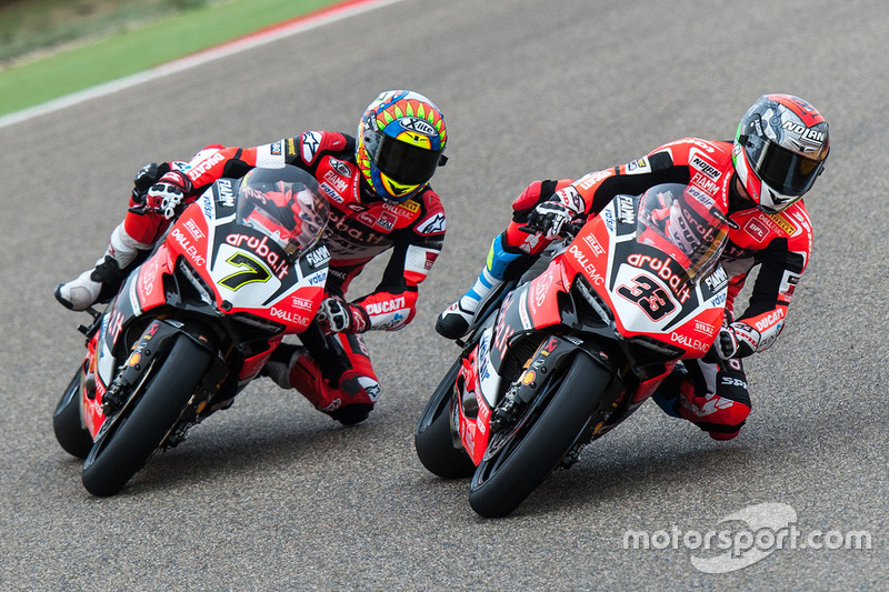 Marco Melandri, Ducati Team, Chaz Davies, Ducati Team