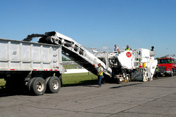 Removal of old Gateway asphalt