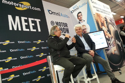 Franco Nugens, Direttore Motorsport.com, e Roberto Dalla direttore Motorsoprt di Magneti Marelli