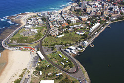 Rendering of the Newcastle street circuit