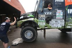 #502 Team De Rooy, IVECO: Federico Villagra, Adrian Arturo Yacopini, Ricardo Adrian Torlaschi