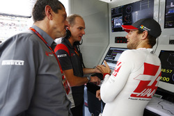 Guenther Steiner, Takım Patronu, Haas F1 Team, Romain Grosjean, Haas F1 Team
