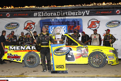 Race winner Matt Crafton, ThorSport Racing Toyota