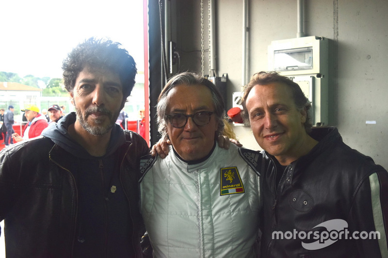 Max Gazzè, Gian Carlo Minardi e Luca Badoer