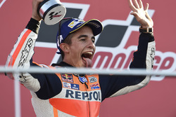 Podium: second place Marc Marquez, Repsol Honda Team