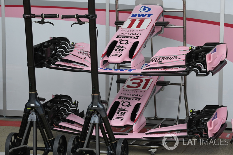 Sahara Force India VJM10 nose and front wings