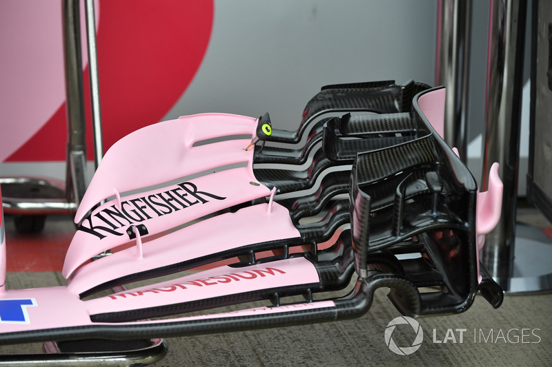 Sahara Force India VJM10 front wing detail