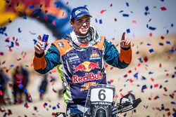 Le vainqueur moto, #6 Red Bull KTM Factory Racing KTM: Matthias Walkner