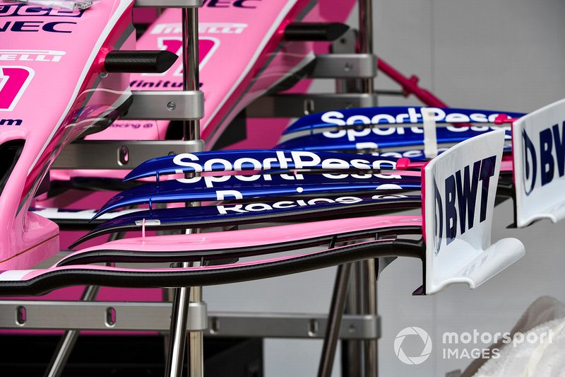 Racing Point RP19 front wing detail