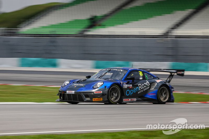 #21 OpenRoad Racing Porsche 911 GT3 R: Francis Tjia, Michael Soeryadjaya