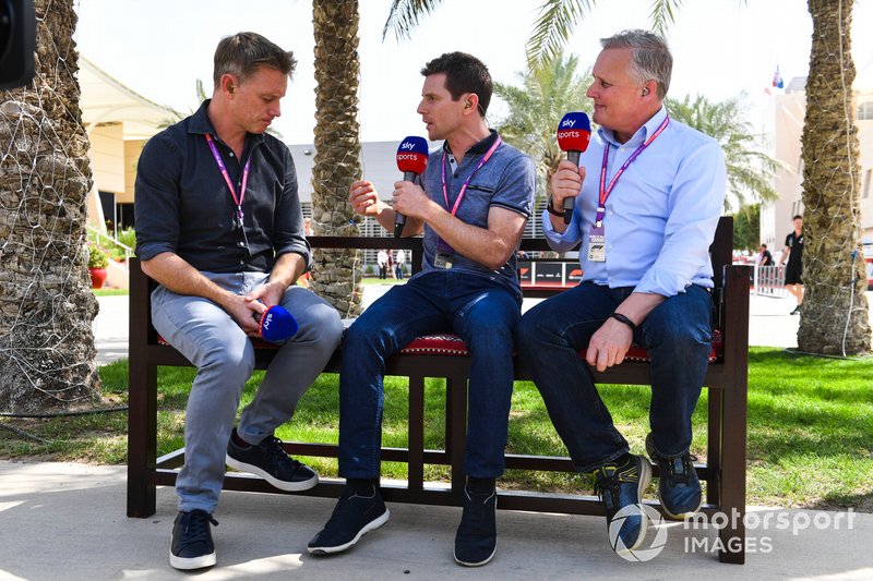 Simon Lazenby, Sky TV, Anthony Davidson, Sky TV, Johnny Herbert Sky TV