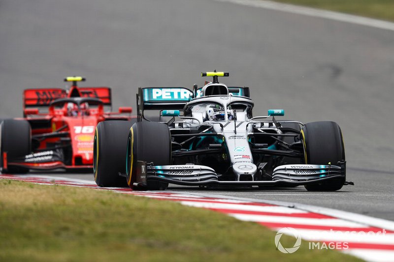 Valtteri Bottas, Mercedes AMG W10, Charles Leclerc, Ferrari SF90