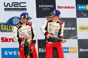Les vainqueurs Ott Tänak, Martin Järveoja, Toyota Gazoo Racing WRT