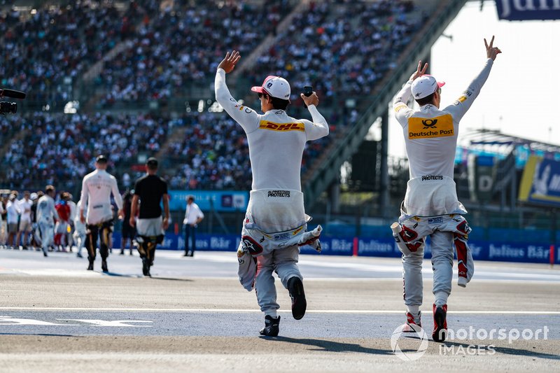 Daniel Abt, Audi Sport ABT Schaeffler, Audi e-tron FE05 and Lucas Di Grassi, Audi Sport ABT Schaeffler, Audi e-tron FE05