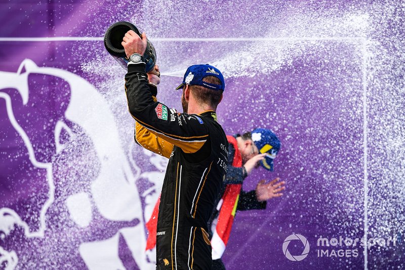 Jean-Eric Vergne, DS TECHEETAH, 1st position, celebrates