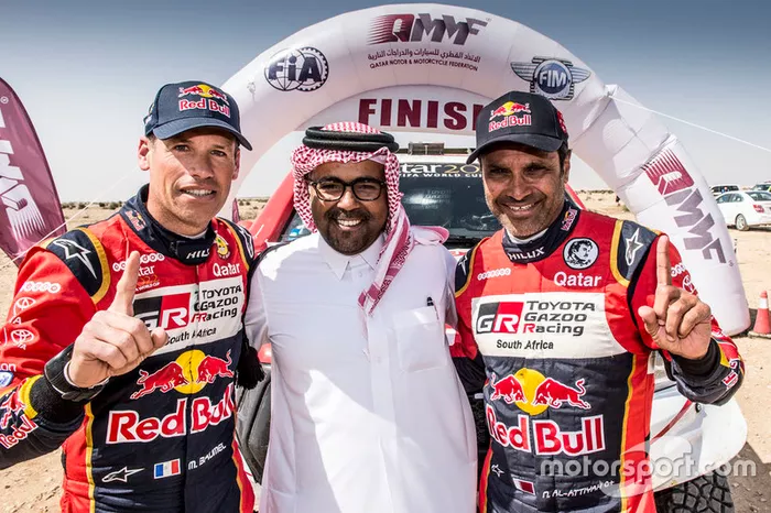 Nasser Al Attiyah y Matthieu Baumel