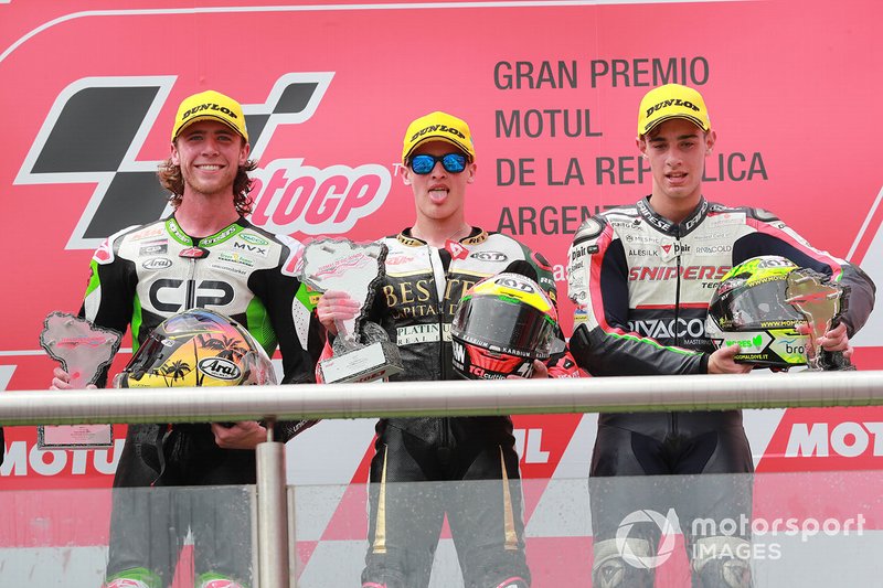 Podio: Jaume Masia, Bester Capital Dubai, Darryn Binder, CIP Green Power, Tony Arbolino, Team O