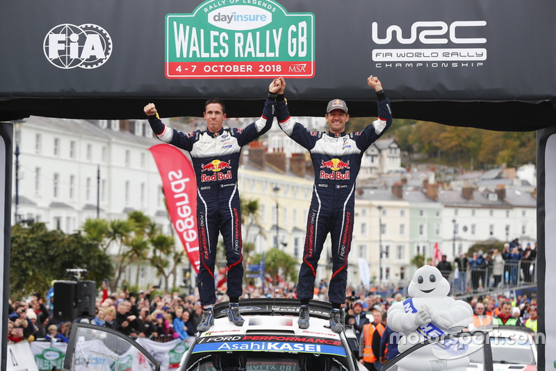 Winners Sébastien Ogier, Julien Ingrassia, M-Sport Ford WRT Ford Fiesta WRC