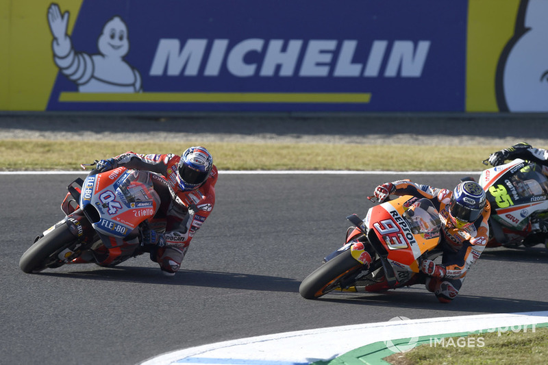 Marc Marquez, Repsol Honda Team, Andrea Dovizioso, Ducati Team