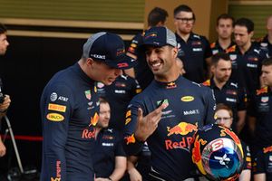 Max Verstappen, Red Bull Racing and Daniel Ricciardo, Red Bull Racing