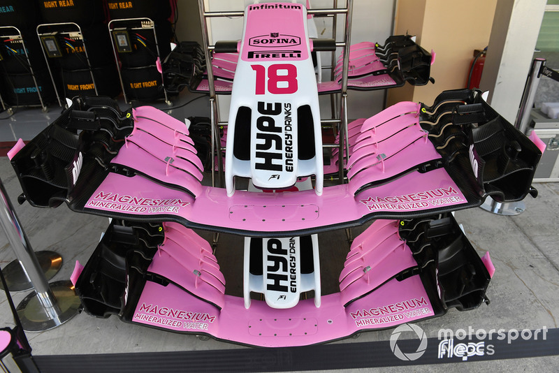 Racing Point Force India VJM11 nose and front wings
