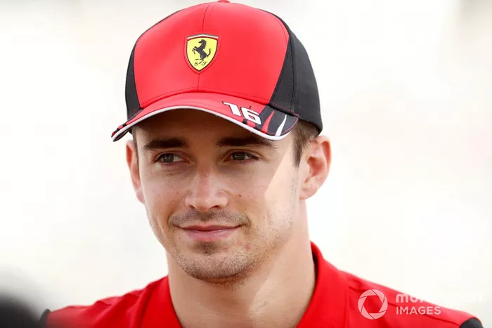 Charles Leclerc, Ferrari habla con la prensa