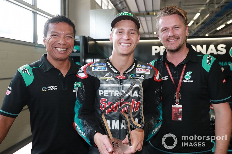 Il terzo classificato Fabio Quartararo, Petronas Yamaha SRT