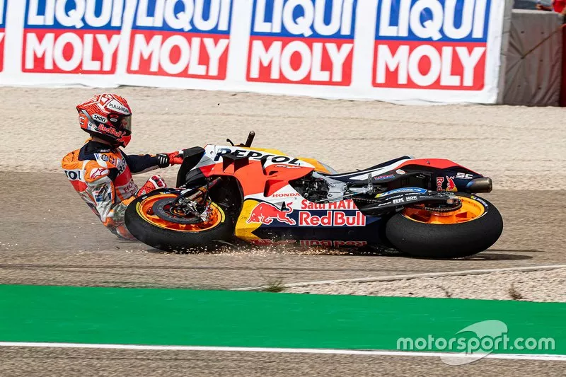 Sturz: Marc Marquez, Repsol Honda Team