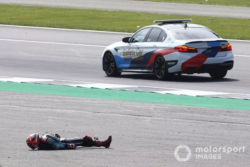 Fabio Quartararo, Petronas Yamaha SRT accidente