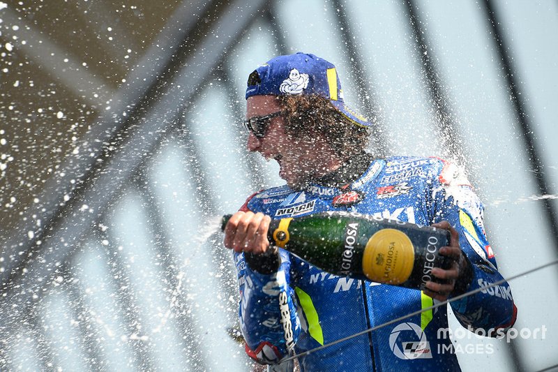 Podio: gandor Alex Rins, Team Suzuki MotoGP