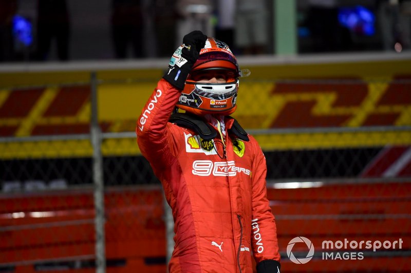 Charles Leclerc – Q3 (após fazer a pole position)