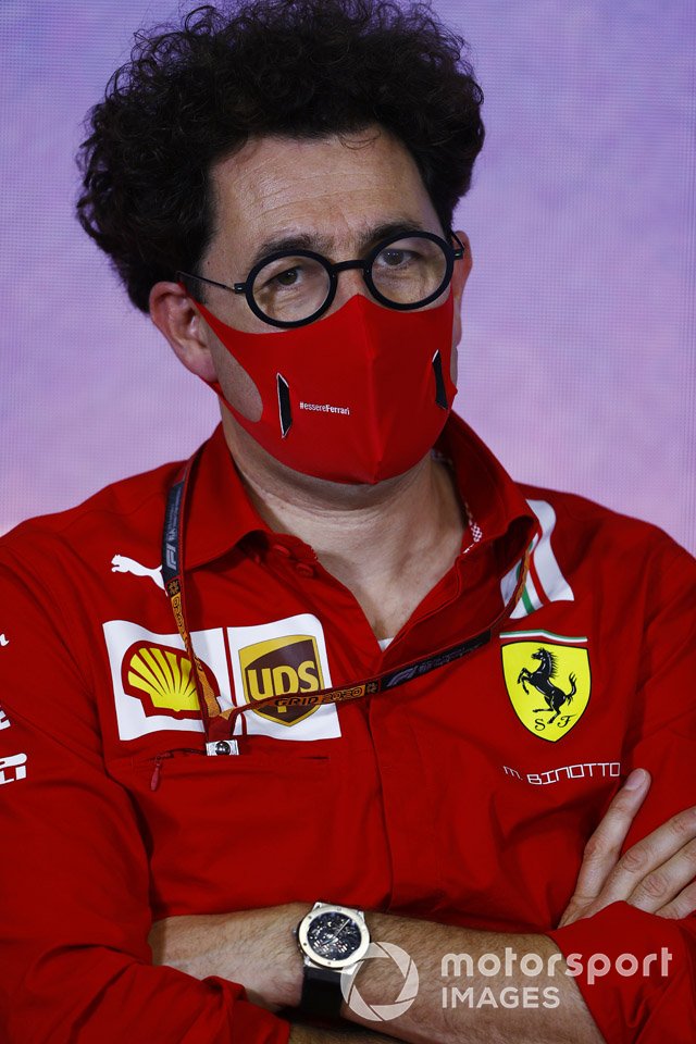 Mattia Binotto, director del equipo Ferrari