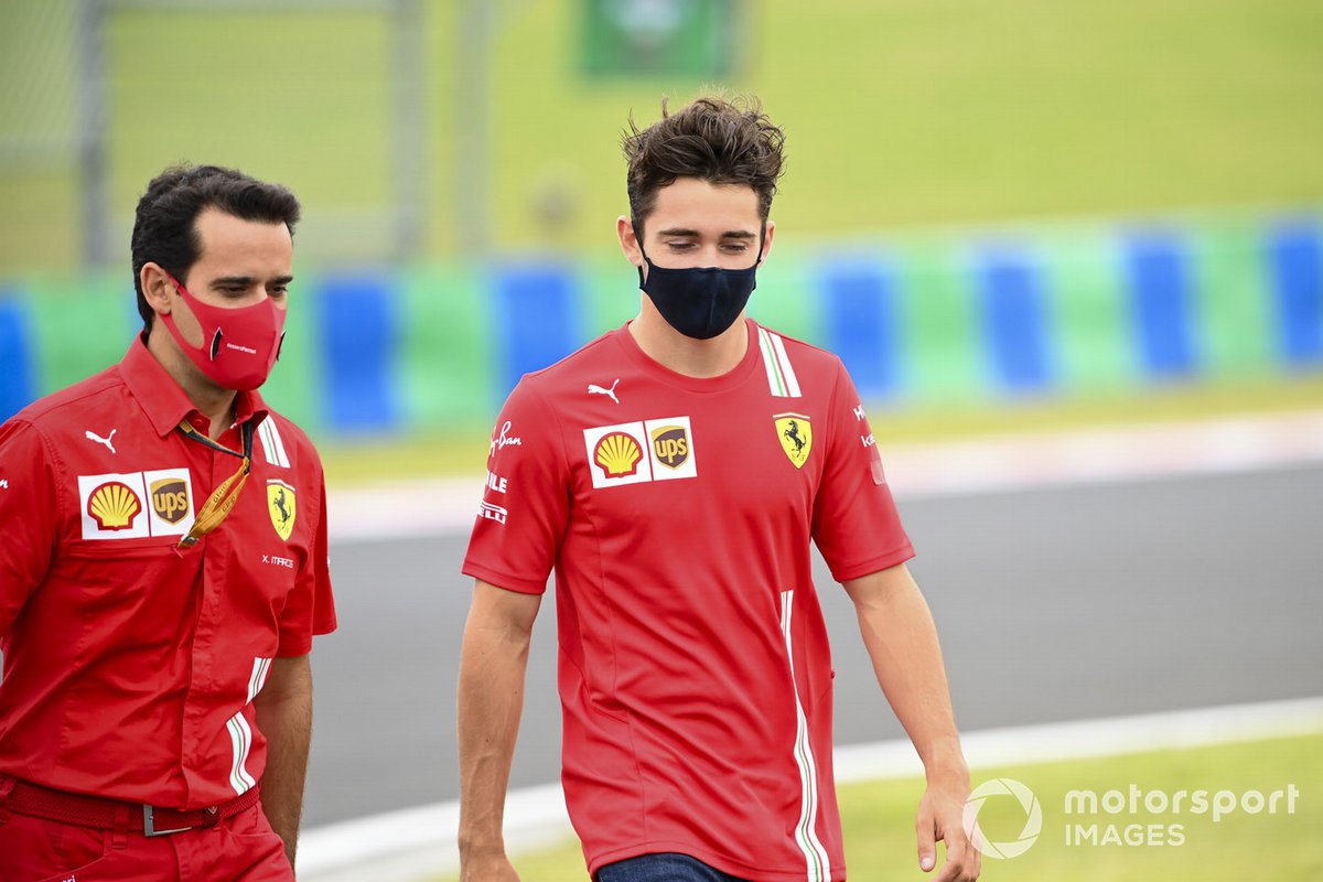 Charles Leclerc, Ferrari cammina sul tracciato