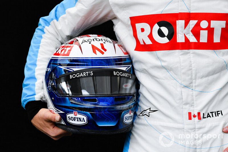 Nicholas Latifi, Williams Racing helmet 