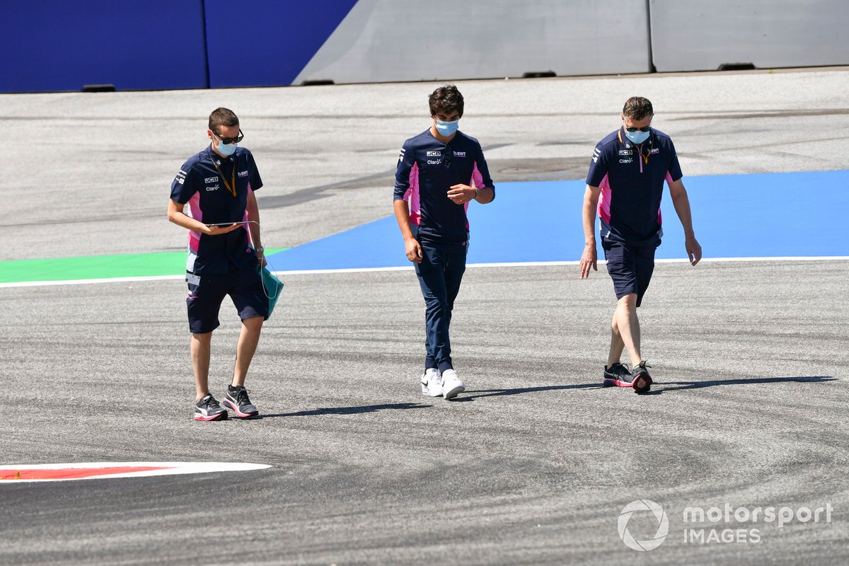 Lance Stroll, Racing Point, reconnaît la piste