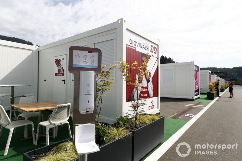 Alfa Romeo Racing hospitality