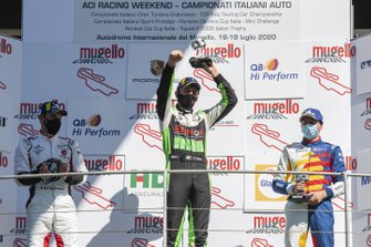 Podio: Alberto Cerqui, Gianmarco Quaresmini, David Fumanelli