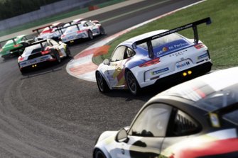 Azione in pista, Porsche Esports Carrera Cup Italia Prologo 2020